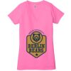 Ladies' Jersey Short-Sleeve Deep V-Neck T-Shirt Thumbnail