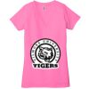 Ladies' Jersey Short-Sleeve Deep V-Neck T-Shirt Thumbnail
