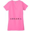 Ladies' Jersey Short-Sleeve Deep V-Neck T-Shirt Thumbnail
