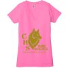 Ladies' Jersey Short-Sleeve Deep V-Neck T-Shirt Thumbnail