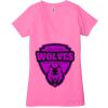 Ladies' Jersey Short-Sleeve Deep V-Neck T-Shirt Thumbnail