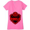 Ladies' Jersey Short-Sleeve Deep V-Neck T-Shirt Thumbnail