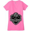 Ladies' Jersey Short-Sleeve Deep V-Neck T-Shirt Thumbnail