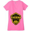 Ladies' Jersey Short-Sleeve Deep V-Neck T-Shirt Thumbnail