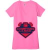 Ladies' Jersey Short-Sleeve Deep V-Neck T-Shirt Thumbnail