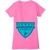 Ladies' Jersey Short-Sleeve Deep V-Neck T-Shirt Thumbnail