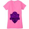 Ladies' Jersey Short-Sleeve Deep V-Neck T-Shirt Thumbnail