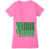 Ladies' Jersey Short-Sleeve Deep V-Neck T-Shirt Thumbnail