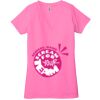 Ladies' Jersey Short-Sleeve Deep V-Neck T-Shirt Thumbnail