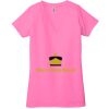 Ladies' Jersey Short-Sleeve Deep V-Neck T-Shirt Thumbnail