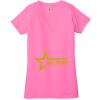 Ladies' Jersey Short-Sleeve Deep V-Neck T-Shirt Thumbnail