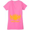 Ladies' Jersey Short-Sleeve Deep V-Neck T-Shirt Thumbnail