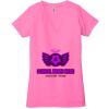 Ladies' Jersey Short-Sleeve Deep V-Neck T-Shirt Thumbnail