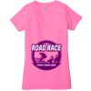 Ladies' Jersey Short-Sleeve Deep V-Neck T-Shirt Thumbnail