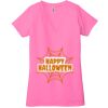 Ladies' Jersey Short-Sleeve Deep V-Neck T-Shirt Thumbnail