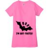 Ladies' Jersey Short-Sleeve Deep V-Neck T-Shirt Thumbnail