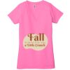 Ladies' Jersey Short-Sleeve Deep V-Neck T-Shirt Thumbnail