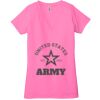 Ladies' Jersey Short-Sleeve Deep V-Neck T-Shirt Thumbnail