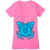 Ladies' Jersey Short-Sleeve Deep V-Neck T-Shirt Thumbnail