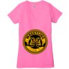 Ladies' Jersey Short-Sleeve Deep V-Neck T-Shirt Thumbnail