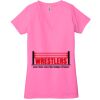 Ladies' Jersey Short-Sleeve Deep V-Neck T-Shirt Thumbnail