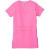 Ladies' Jersey Short-Sleeve Deep V-Neck T-Shirt Thumbnail
