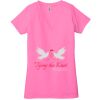 Ladies' Jersey Short-Sleeve Deep V-Neck T-Shirt Thumbnail