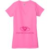 Ladies' Jersey Short-Sleeve Deep V-Neck T-Shirt Thumbnail