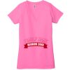 Ladies' Jersey Short-Sleeve Deep V-Neck T-Shirt Thumbnail