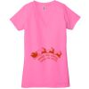 Ladies' Jersey Short-Sleeve Deep V-Neck T-Shirt Thumbnail