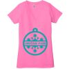 Ladies' Jersey Short-Sleeve Deep V-Neck T-Shirt Thumbnail