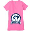 Ladies' Jersey Short-Sleeve Deep V-Neck T-Shirt Thumbnail