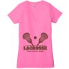 Ladies' Jersey Short-Sleeve Deep V-Neck T-Shirt Thumbnail