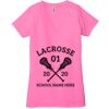 Ladies' Jersey Short-Sleeve Deep V-Neck T-Shirt Thumbnail
