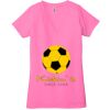 Ladies' Jersey Short-Sleeve Deep V-Neck T-Shirt Thumbnail