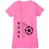 Ladies' Jersey Short-Sleeve Deep V-Neck T-Shirt Thumbnail