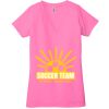 Ladies' Jersey Short-Sleeve Deep V-Neck T-Shirt Thumbnail