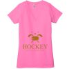 Ladies' Jersey Short-Sleeve Deep V-Neck T-Shirt Thumbnail