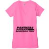 Ladies' Jersey Short-Sleeve Deep V-Neck T-Shirt Thumbnail