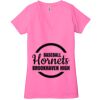 Ladies' Jersey Short-Sleeve Deep V-Neck T-Shirt Thumbnail
