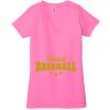 Ladies' Jersey Short-Sleeve Deep V-Neck T-Shirt Thumbnail