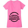 Ladies' Jersey Short-Sleeve Deep V-Neck T-Shirt Thumbnail