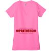 Ladies' Jersey Short-Sleeve Deep V-Neck T-Shirt Thumbnail
