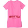 Ladies' Jersey Short-Sleeve Deep V-Neck T-Shirt Thumbnail