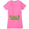 Ladies' Jersey Short-Sleeve Deep V-Neck T-Shirt Thumbnail