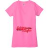 Ladies' Jersey Short-Sleeve Deep V-Neck T-Shirt Thumbnail