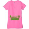 Ladies' Jersey Short-Sleeve Deep V-Neck T-Shirt Thumbnail