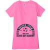 Ladies' Jersey Short-Sleeve Deep V-Neck T-Shirt Thumbnail
