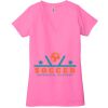Ladies' Jersey Short-Sleeve Deep V-Neck T-Shirt Thumbnail