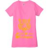 Ladies' Jersey Short-Sleeve Deep V-Neck T-Shirt Thumbnail